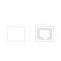 Miroir lumineux, l.90 x H.75 cm Swann
