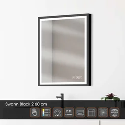 Miroir lumineux, l.60 x H.75 cm Swann