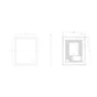 Miroir lumineux, l.60 x H.75 cm Swann