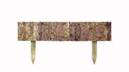 Bordure petite à planter en bois naturel, H.30 x L.72 cm