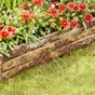 Bordure grande à planter bois naturel, H.36 x L.75 cm