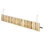 Bordure droite à planter bois naturel, H.15 x L.119.4 cm