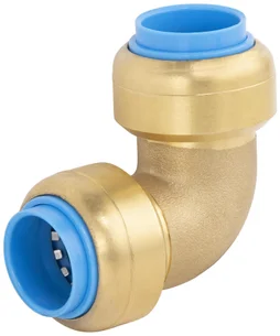 Coude egal diam. 14 mm laiton