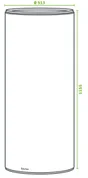 Chauffe-eau éLectrique verticaL muraL SAUTER CANGAR, 150 L