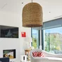 Suspension extérieure  naturel rotin Giacomo, E27 max 25W