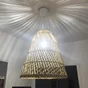 Suspension exterieure E27 max 25W naturel rotin Paulo