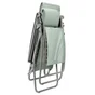 Relax de jardin en acier R clip LAFUMA MOBILIER Batyline, vert tilleul