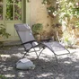 Relax de jardin en acier R clip LAFUMA MOBILIER Batyline, magnolia
