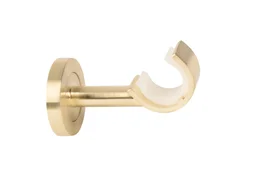 Support tringle à rideau Chic doré mat INSPIRE