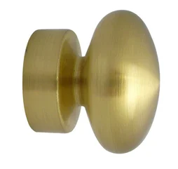 Lot de 2 embouts Regency, doré mat, pour tringle à rideau Diam.28 mm INSPIRE