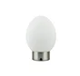 Lampe DOVE 230LM 3000K H24 métal NICKEL, verre gris, INSPIRE