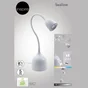 Lampe de bureau, plastique blanc, INSPIRE