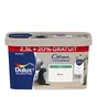 Peinture mur Crème de couleur DULUX VALENTINE blanc satiné 2.5L+20% gratuit