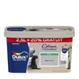 Peinture mur, Crème de couleur DULUX VALENTINE béton gris satiné 3 l