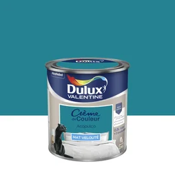 Peinture mur, boiserie crème de couleur DULUX VALENTINE acapulco mat 0.5L