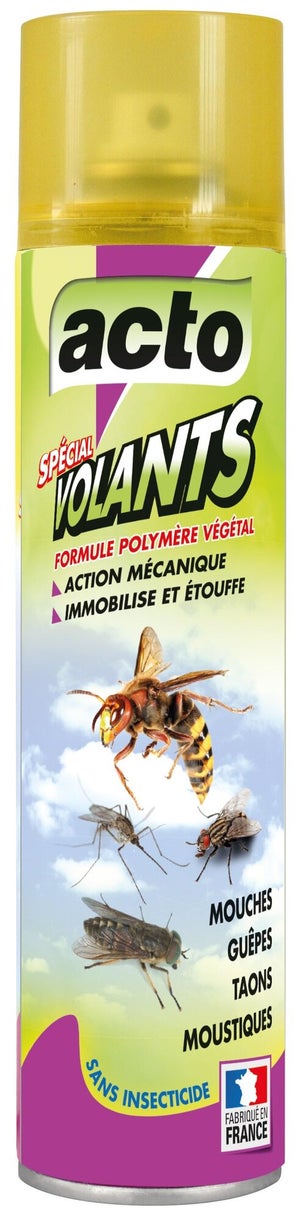 Aérosol spécial volants au polymère végétal, sans pesticides 300 ml, ACTO