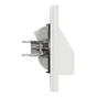Sortie de câble complet Miluz, SCHNEIDER ELECTRIC, blanc