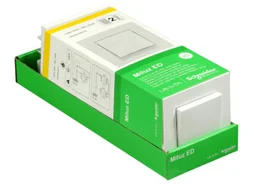 Lot de 5 interrupteurs va-et-vient complet Miluz, SCHNEIDER ELECTRIC, blanc