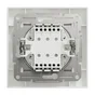 Double interrupteur va-et-vient complet Miluz, SCHNEIDER ELECTRIC, blanc