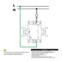 Poussoir complet Miluz, SCHNEIDER ELECTRIC, blanc
