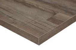 Plan de toilette aggloméré effet bois cabane Ep.3.8 x l.120 x H.49 cm Remix