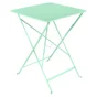 Table de jardin FERMOB carré 2 personnes vert opaline