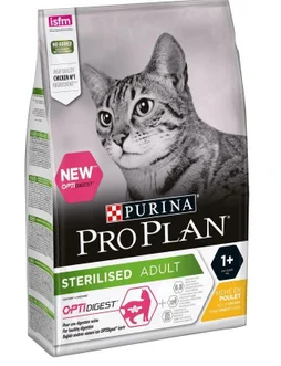 Croquette pour chat adulte stérilisé au poulet Pro Plan, PURINA, 3 kg