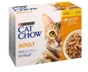 Patée pour chat adulte au poulet courgettes Cat Chow, PURINA, 10 x 85 g