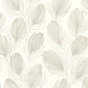 Papier peint plume pointille blanc