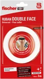 Ruban adhésif transparent double face L.  3 m x L.  19 mm