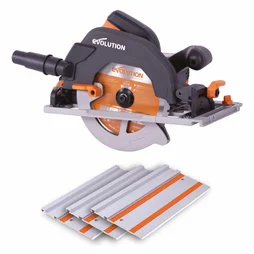 Scie circulaire filaire EVOLUTION, 185 mm, Rail 1020 mm