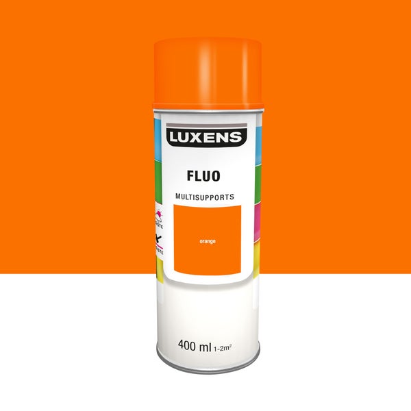 Peinture aérosol LUXENS orange fluorescent 400 ml