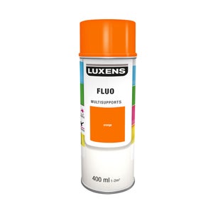 Peinture aérosol LUXENS orange fluorescent 400 ml