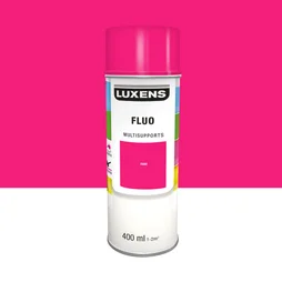 Peinture aérosol LUXENS rose fluorescent 400 ml