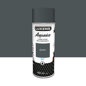 Peinture aérosol Aquaeo LUXENS granit 1 mat 400 ml