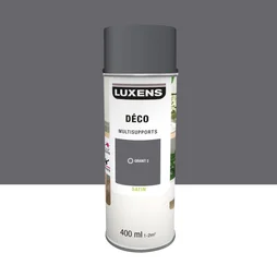 Peinture aérosol Multisupports LUXENS granit 2 satiné 400 ml