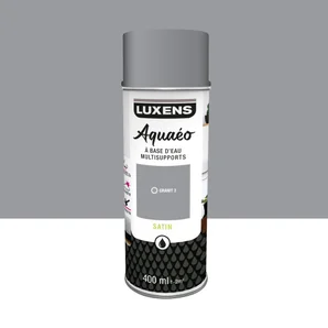 Peinture aérosol Aquaeo LUXENS granit 3 satiné 400 ml