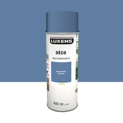 Peinture aérosol Multisupports LUXENS bleu provence ral 5014 satiné 400 ml