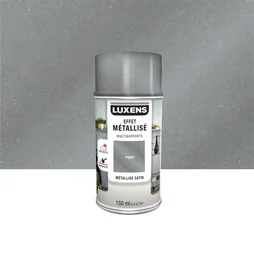 Bombe de peinture Multisupports LUXENS argent métallisé 150 ml
