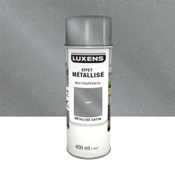 Peinture aérosol Multisupports LUXENS argent métallisé 400 ml