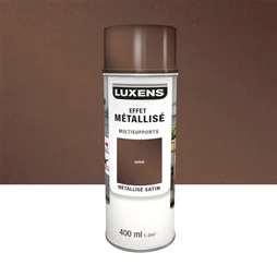 Peinture aérosol Multisupports LUXENS cuivre métallisé 400 ml