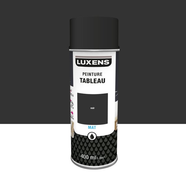 Peinture aérosol Tableau LUXENS noir mat 400 ml
