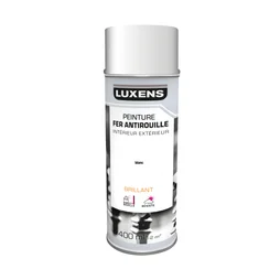 Peinture aérosol Fer antirouille LUXENS blanc brillant 400 ml