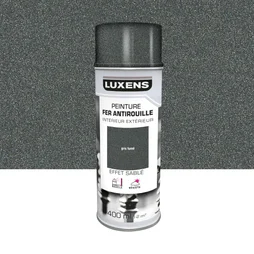 Peinture aerosol LUXENS gris fume mat 400 ml