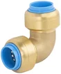 Coude egal diam. 16 mm laiton