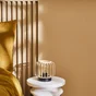 Lampe Pecan bambou, acier, beige, H.17.5 cm INSPIRE, E27