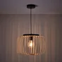Suspension Pecan bambou, bambou, beige, Diam.38 cm INSPIRE, E27