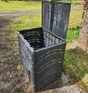Composteur Compost'éco BELLIJARDIN, 350 litres, noir