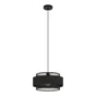 Suspension 1x e27 métal noir INSPIRE OTTOMANE D.40 cm
