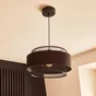 Suspension 1x e27 métal noir INSPIRE OTTOMANE D.40 cm